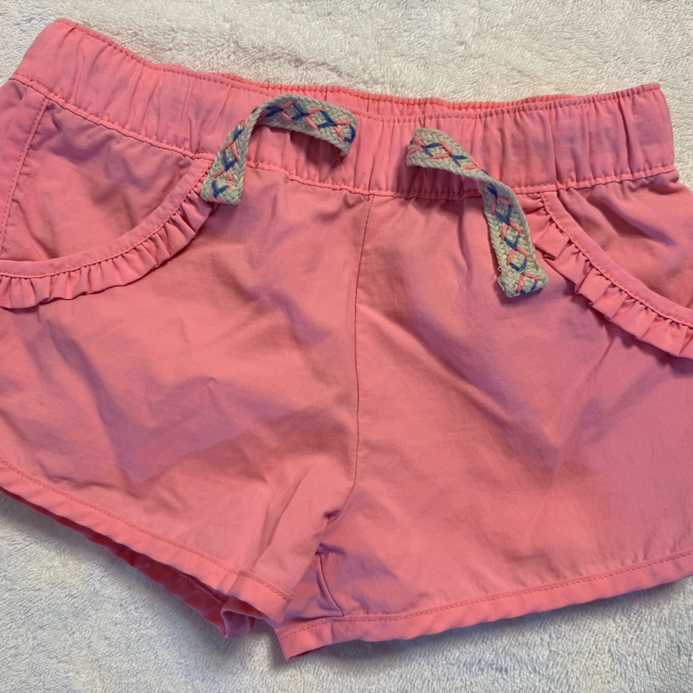 Cat & Jack Pink Kids Shorts with Patterned Drawstring